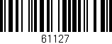 Código de barras (EAN, GTIN, SKU, ISBN): '61127'