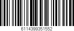 Código de barras (EAN, GTIN, SKU, ISBN): '6114399351552'
