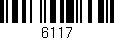 Código de barras (EAN, GTIN, SKU, ISBN): '6117'