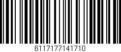 Código de barras (EAN, GTIN, SKU, ISBN): '6117177141710'