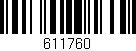 Código de barras (EAN, GTIN, SKU, ISBN): '611760'