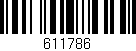 Código de barras (EAN, GTIN, SKU, ISBN): '611786'