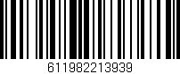 Código de barras (EAN, GTIN, SKU, ISBN): '611982213939'