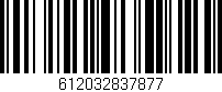 Código de barras (EAN, GTIN, SKU, ISBN): '612032837877'