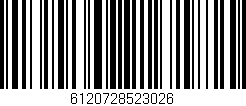 Código de barras (EAN, GTIN, SKU, ISBN): '6120728523026'