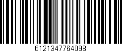 Código de barras (EAN, GTIN, SKU, ISBN): '6121347764098'