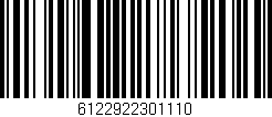 Código de barras (EAN, GTIN, SKU, ISBN): '6122922301110'