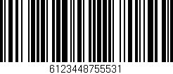 Código de barras (EAN, GTIN, SKU, ISBN): '6123448755531'