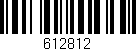 Código de barras (EAN, GTIN, SKU, ISBN): '612812'