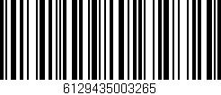 Código de barras (EAN, GTIN, SKU, ISBN): '6129435003265'