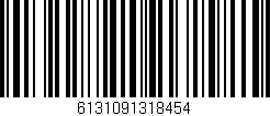 Código de barras (EAN, GTIN, SKU, ISBN): '6131091318454'