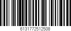 Código de barras (EAN, GTIN, SKU, ISBN): '6131772512508'