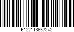 Código de barras (EAN, GTIN, SKU, ISBN): '6132116657343'