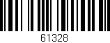 Código de barras (EAN, GTIN, SKU, ISBN): '61328'