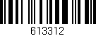 Código de barras (EAN, GTIN, SKU, ISBN): '613312'