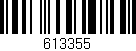 Código de barras (EAN, GTIN, SKU, ISBN): '613355'