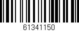 Código de barras (EAN, GTIN, SKU, ISBN): '61341150'