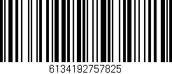Código de barras (EAN, GTIN, SKU, ISBN): '6134192757825'