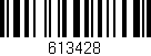 Código de barras (EAN, GTIN, SKU, ISBN): '613428'