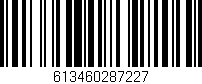 Código de barras (EAN, GTIN, SKU, ISBN): '613460287227'