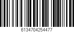 Código de barras (EAN, GTIN, SKU, ISBN): '6134704254477'