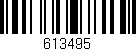 Código de barras (EAN, GTIN, SKU, ISBN): '613495'
