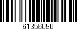Código de barras (EAN, GTIN, SKU, ISBN): '61356090'