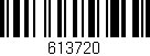 Código de barras (EAN, GTIN, SKU, ISBN): '613720'