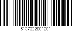 Código de barras (EAN, GTIN, SKU, ISBN): '6137322001201'