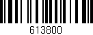 Código de barras (EAN, GTIN, SKU, ISBN): '613800'