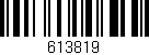 Código de barras (EAN, GTIN, SKU, ISBN): '613819'