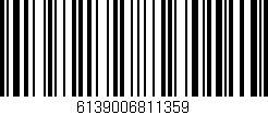 Código de barras (EAN, GTIN, SKU, ISBN): '6139006811359'