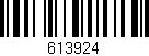 Código de barras (EAN, GTIN, SKU, ISBN): '613924'