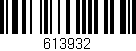 Código de barras (EAN, GTIN, SKU, ISBN): '613932'