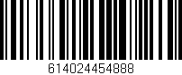 Código de barras (EAN, GTIN, SKU, ISBN): '614024454888'