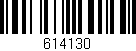 Código de barras (EAN, GTIN, SKU, ISBN): '614130'