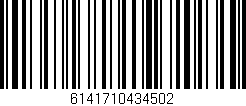 Código de barras (EAN, GTIN, SKU, ISBN): '6141710434502'