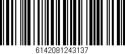 Código de barras (EAN, GTIN, SKU, ISBN): '6142081243137'