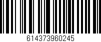 Código de barras (EAN, GTIN, SKU, ISBN): '614373960245'
