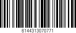 Código de barras (EAN, GTIN, SKU, ISBN): '6144313070771'
