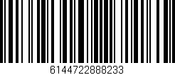 Código de barras (EAN, GTIN, SKU, ISBN): '6144722888233'