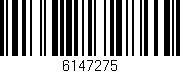 Código de barras (EAN, GTIN, SKU, ISBN): '6147275'