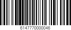 Código de barras (EAN, GTIN, SKU, ISBN): '6147770000046'