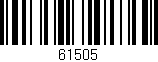 Código de barras (EAN, GTIN, SKU, ISBN): '61505'