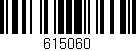 Código de barras (EAN, GTIN, SKU, ISBN): '615060'
