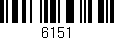Código de barras (EAN, GTIN, SKU, ISBN): '6151'