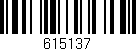 Código de barras (EAN, GTIN, SKU, ISBN): '615137'