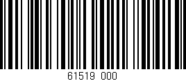 Código de barras (EAN, GTIN, SKU, ISBN): '61519/000'
