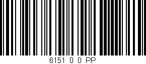 Código de barras (EAN, GTIN, SKU, ISBN): '6151_0_0_PP'