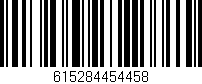 Código de barras (EAN, GTIN, SKU, ISBN): '615284454458'